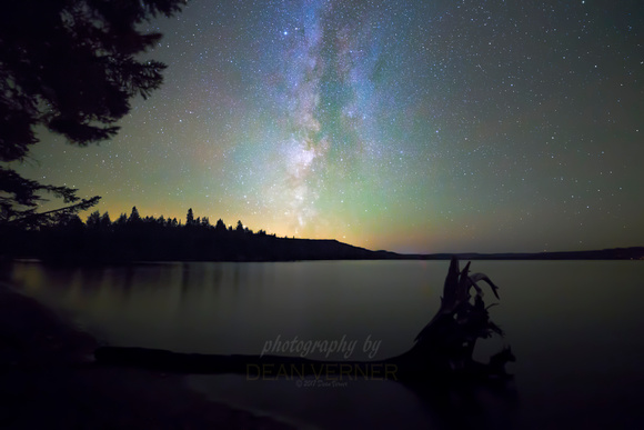 Lake of Two Rivers and the Milky Way