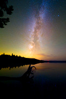 Milky Way over Lake of Two Rivers
