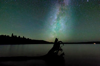 Milky Way over Lake of Two Rivers