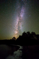 Milky Way over Tobacco Lake Manitoulin Island