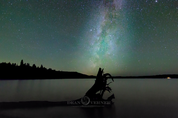 Milky Way over Lake of Two Rivers