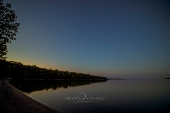 Late Twilight at Long Bay Beach