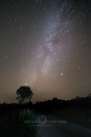 Old Dirt Road Leading to the Milky Way.