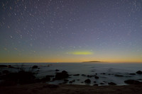 Northern Lights over Giants Tomb Island