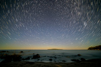 Star Trails Over Awenda Provincial Park